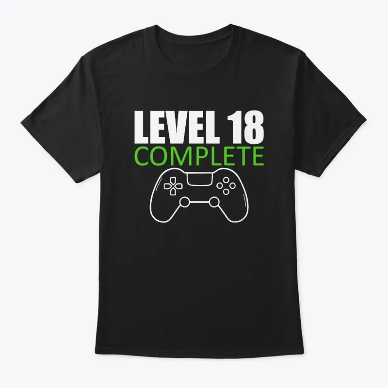 Level 18 Complete 18th Birthday Gift