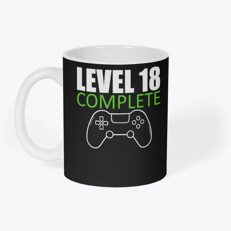 Level 18 Complete 18th Birthday Gift