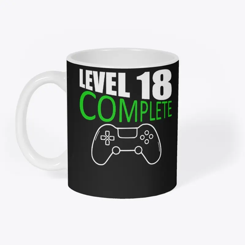 Level 18 Complete 18th Birthday Gift