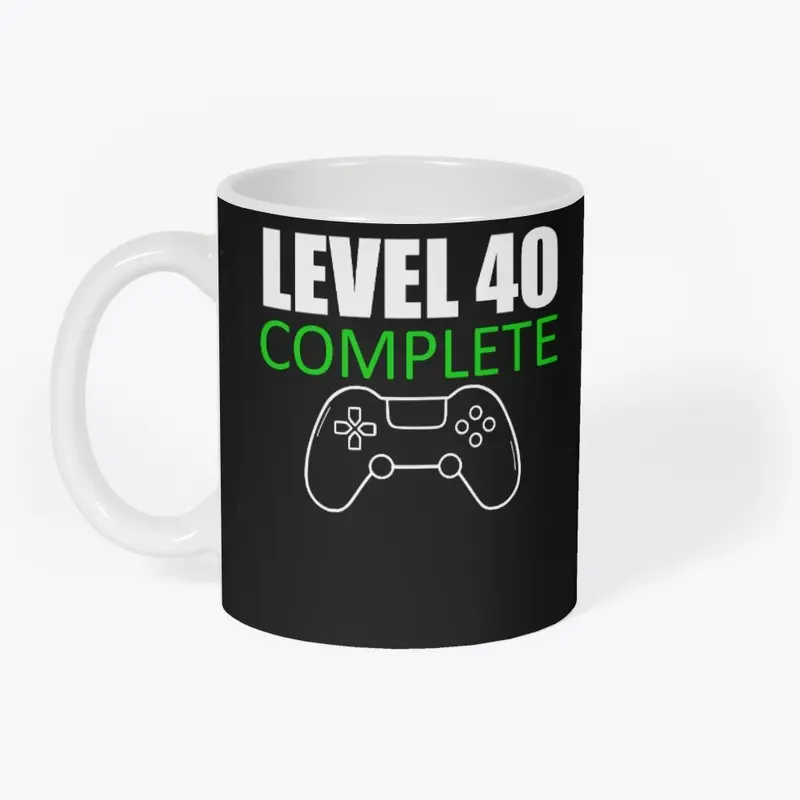 Level 40 Complete 40th Birthday Gift