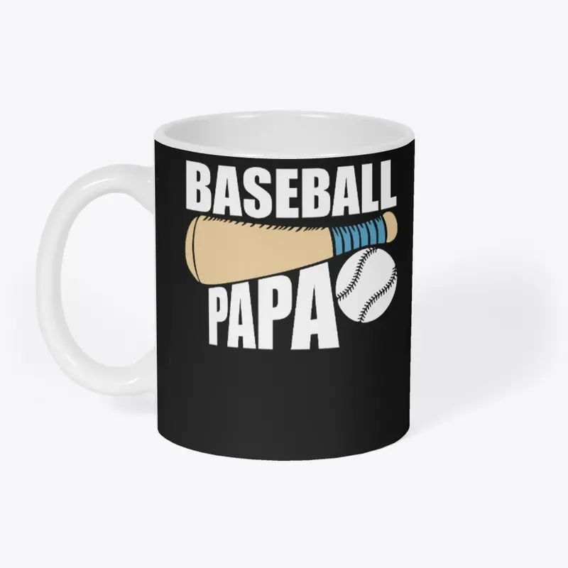 Baseball Papa Fathers Day Grandpa